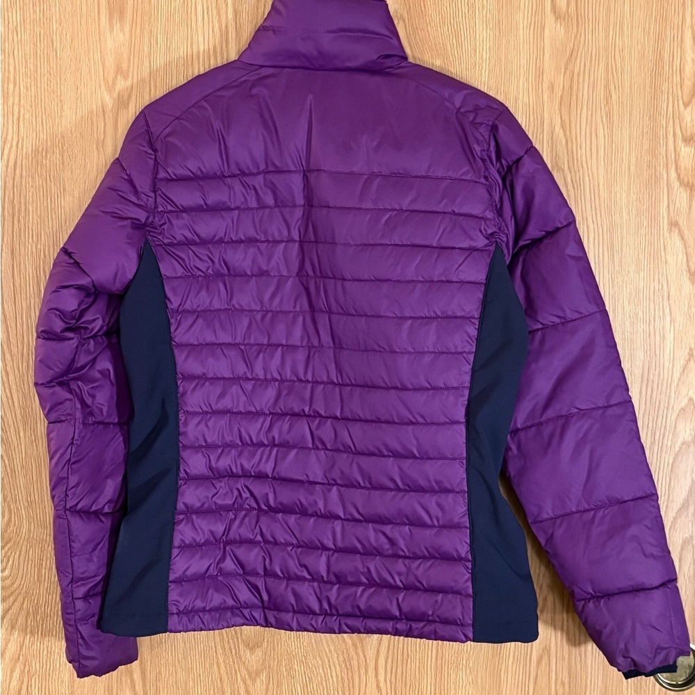 Columbia Purple Powder Pillow Hybrid Insulated Water Resistant Mobility Jacket - Picture 2 of 8